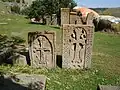 Cemetery with several khachkars