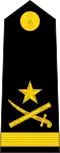 Major general (Dhivehi: ބްރިގޭޑިއަރ ޖެނެރަލް) (Maldivian Marine Corps)[45]