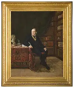 Buste de Louis de Potter (1830) par M. Jacquet (1870), Salle de Lecture du Sénat du Royaume de Belgique