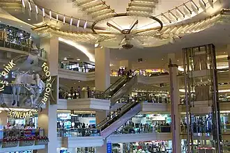 Mall Taman Anggrek's interior.