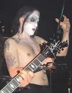 Maniac live with Mayhem in 2004