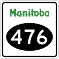 Provincial Road 476 marker