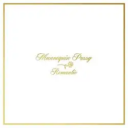 The album title and artist written in a golden script on a white background