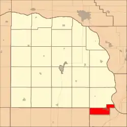 Location in Saunders County