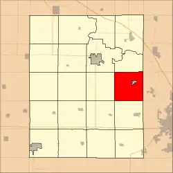 Location in Benton County