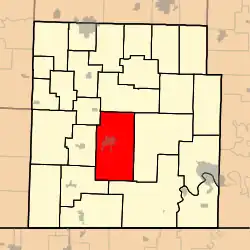 Location in Barry County, Missouri