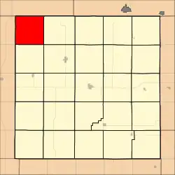 Location in Jewell County