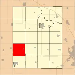 Location in Benton County