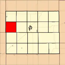 Location in Ellsworth County