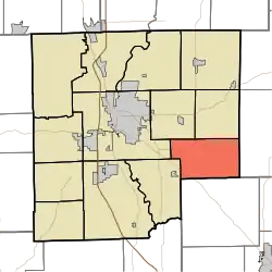 Location in Bartholomew County