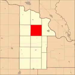 Location in Dixon County