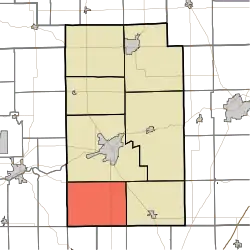 Location in Wabash County
