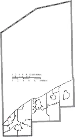 Location of Lakeline in Lake County