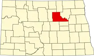 Benson County map