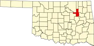 Tulsa County map