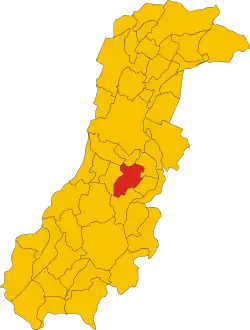 Castelvetro within the Province of Modena