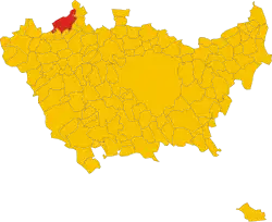 Legnano within the Province of Milan