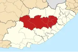 Location in the Eastern Cape