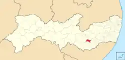 Location in Pernambuco