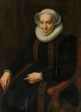 Portrait of Maria van Utrecht, 1615 (Rijksmuseum, Amsterdam).