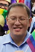 Marikina City Mayor Marcelino “Marcy” Teodoro at Pride Parade 2019 (cropped).jpg