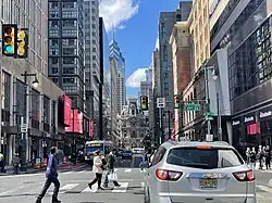 Market Street near the Reading Terminal building