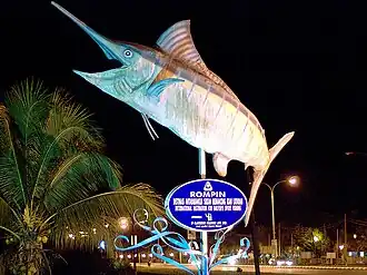 Marlin statue in Rompin