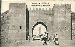 Bab Jdid in a 1919 postcard