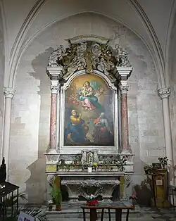 Altar of the ship-porters designed by Dominique Fossaty inside the Église Saint-Ferréol les Augustins