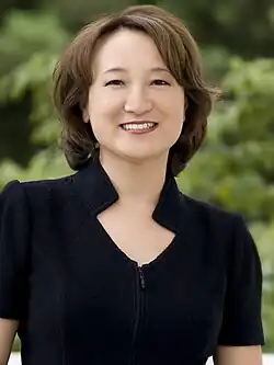 Mary Hayashi, MBA, Democratic former California State Assembly member. First Korean-American woman in California's legislative history.