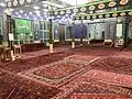 Interior of the mosque prayer hall
