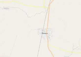 OSM map showing Mataguá and its surrounding area