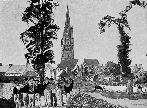 Le clocher de Ploaré