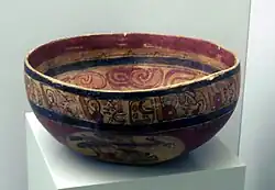 Late Classic Maya bowl, El Copador style, El Salvador.