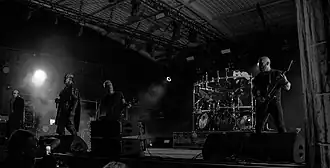 Mayhem performing live in 2024