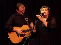 Martin Carthy and Norma Waterson at a Waterson:Carthy performance in Cranleigh, April 2006.