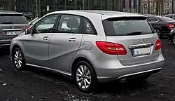 2012 Mercedes-Benz B 180 BlueEFFICIENCY (pre-facelift; rear)