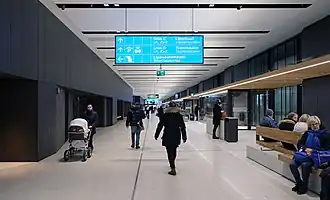 The bus terminal on Merituulentie