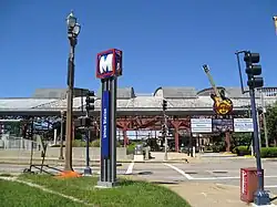 MetroLink monument sign at Union Station