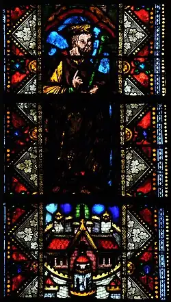 Detail of early glass