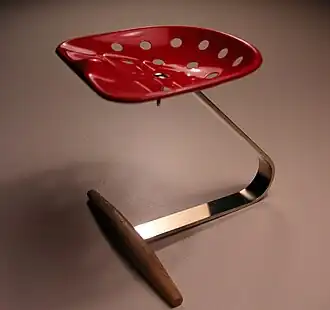 Mezzadro stool designed by Achille and Pier Giacomo Castiglioni for Zanotta (1957)