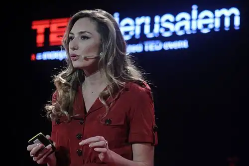 Ansky lectures at TED conference, Jerusalem