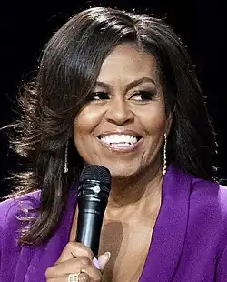 Michelle Obama, (2009–2017), Born (January 17, 1964, (age 61 years, 217 days)