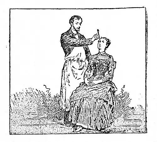 A hypnotherapy session.