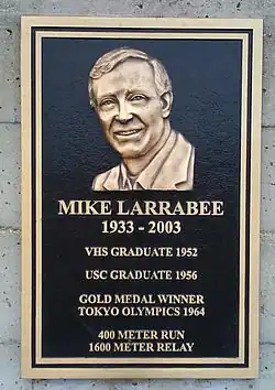 Mike Larrabee plaque
