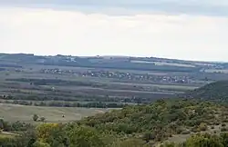 Miladinovo seen from afar.