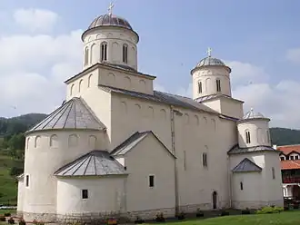 Mileševa monastery by King Stefan Vladislav Nemanjić at Prijepolje, 1236