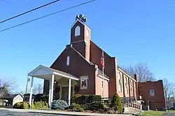 Methodist church at Minford