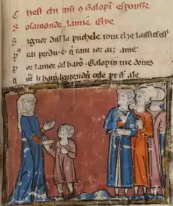 Elie de Saint-Gilles, fol. 95r.