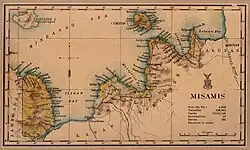 Misamis map in 1918